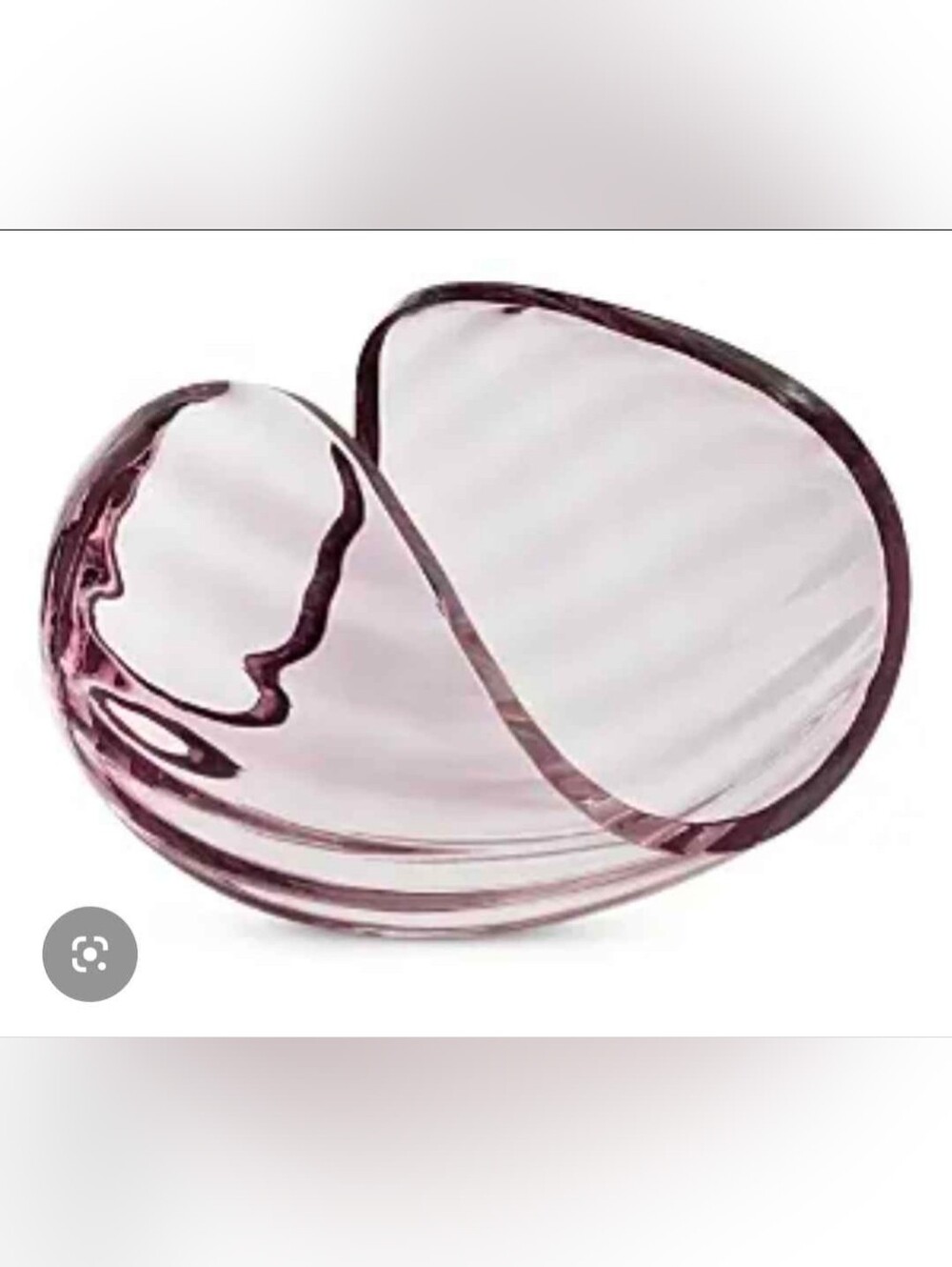 NWT! Kosta Boda LP Plant Vase Dawn Pink